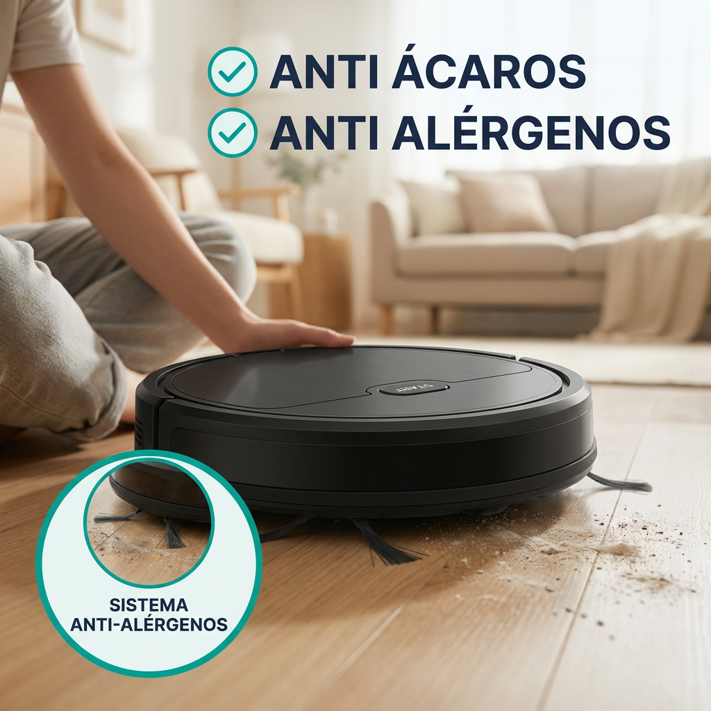 Allergy Shield - Robot de Purificación de Suelos
