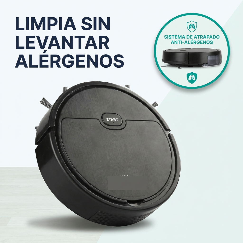 Allergy Shield - Robot de Purificación de Suelos